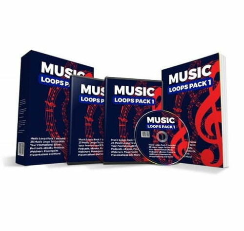 25 Royalty-Free Music Loops Pack 1 - with Resell Rights