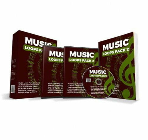 25 Royalty-Free Music Loops Pack 2 - with Resell Rights