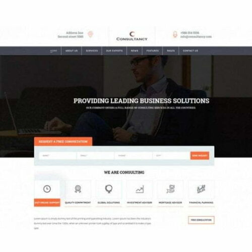 Consultancy Services - HTML Template