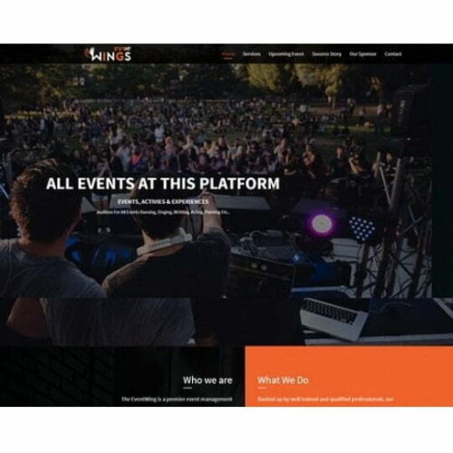 Event Wings - HTML Template