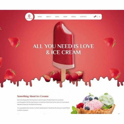 Icecream - HTML Template