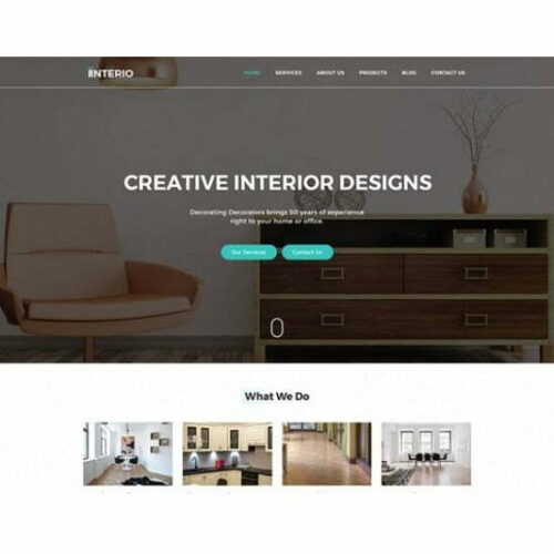 Interior - HTML Template