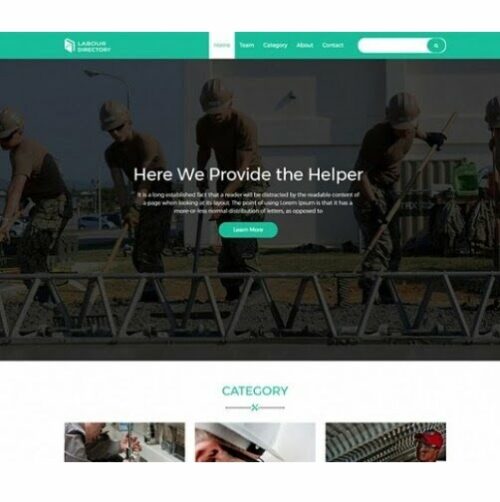 Labour Directory - HTML Template