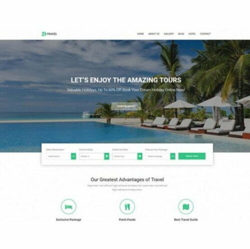 Tours and Travel - HTML Template